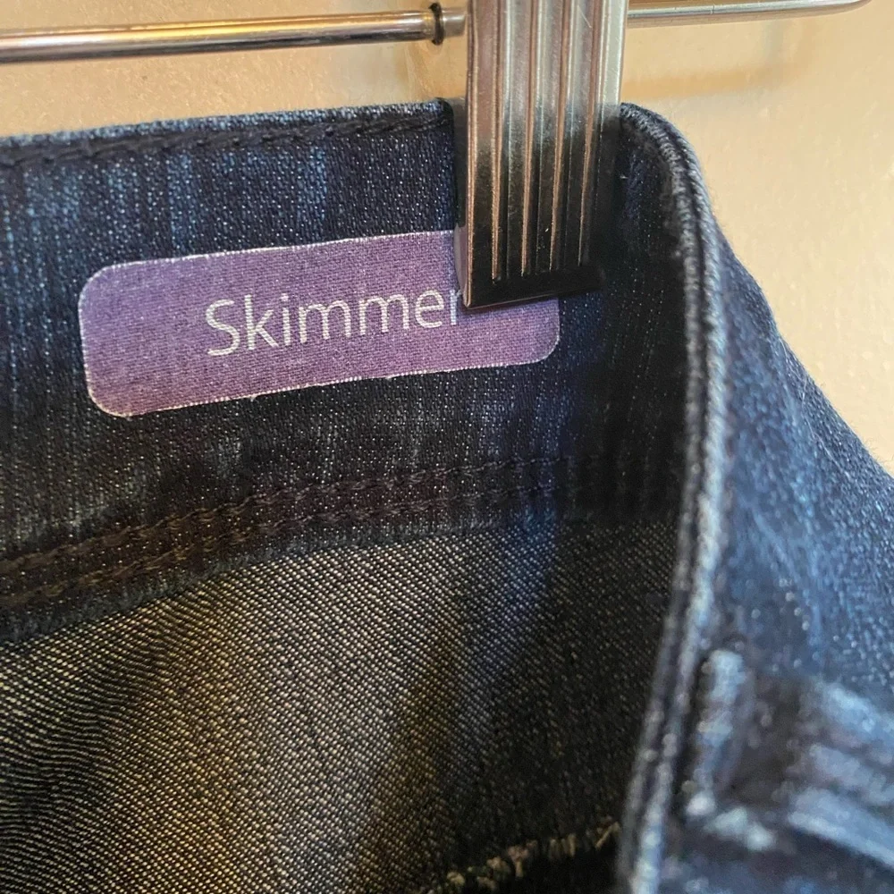 Gloria Vanderbilt Blue Denim Capri Pants 18 W